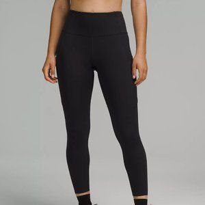 Lululemon Fast and Free High-Rise Tight 25" Black Size 6